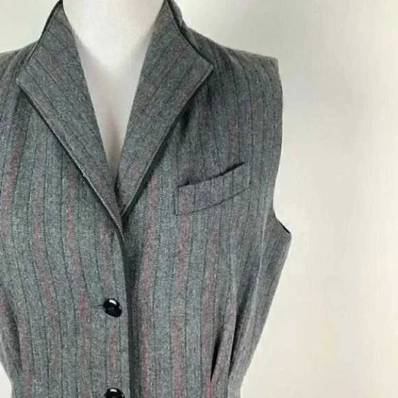 Vtg Sasson dress size 8/10 70’s 80’s 45% wool - Picture 3 of 10